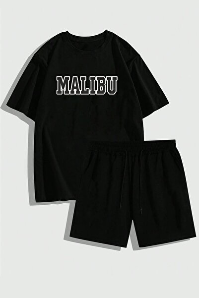 uyguntarz Unisex Malibu Printed Shorts Set
