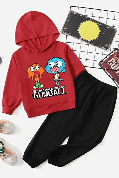 uyguntarz Σετ παιδική φόρμα Gumball