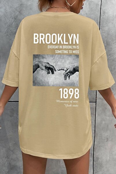 uyguntarz Unisex 1898 Brooklyn Printed T-shirt