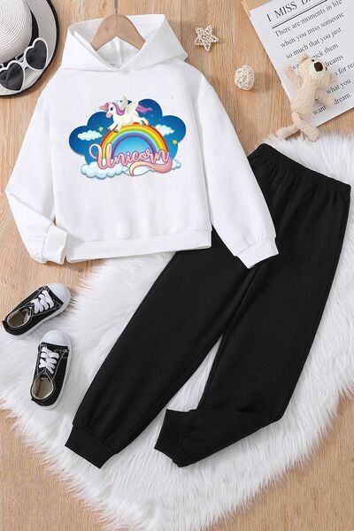 uyguntarz Kids Unicorn Tracksuit Set