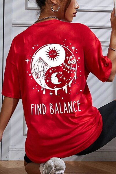 uyguntarz Unisex Yin & Yang Printed T-shirt