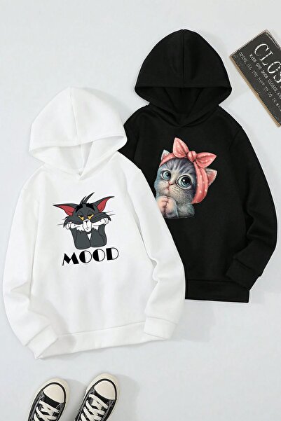 uyguntarz 2-Pack Printed Boys - Girls Comfortable Fit Sweatshirt