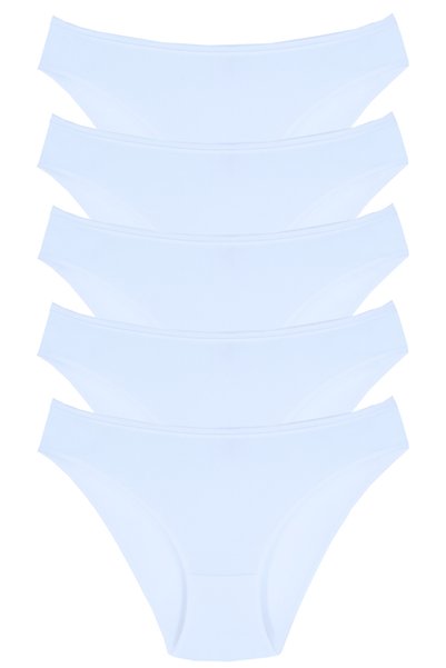 Newlilla 1001 Women's 5-Piece Daily Slip Panties V15