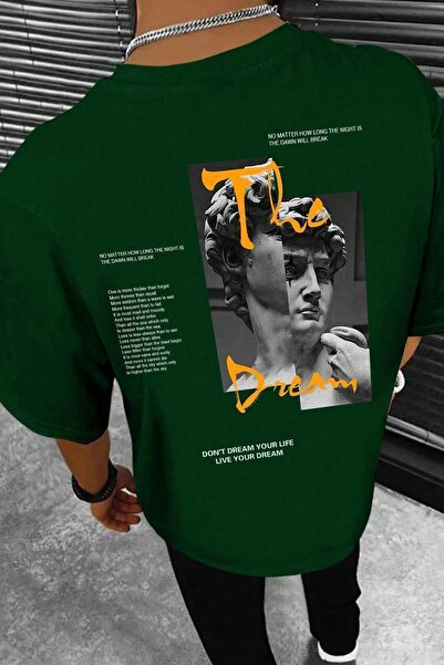 uyguntarz Unisex The Dream Printed Design T-shirt