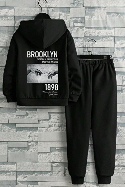 uyguntarz Children's 1898 Brooklyn Printed Tracksuit
