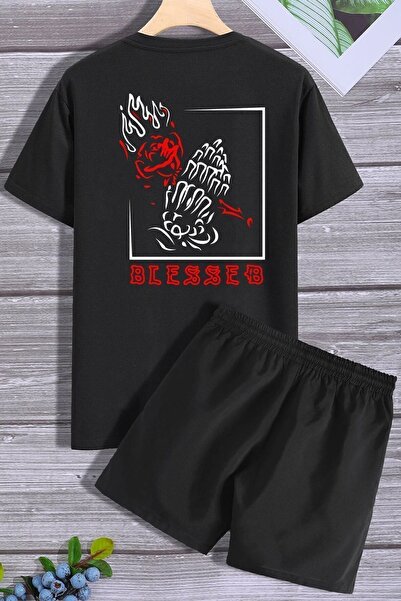 trendypassion Σετ αθλητικής φόρμας T-shirt με στάμπα πίσω