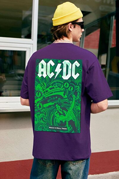 uyguntarz Unisex Acdc Printed T-shirt