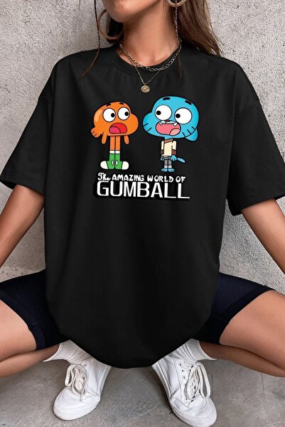 uyguntarz Unisex Gumball Baskılı T-shirt