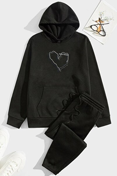 uyguntarz Holiday Printed Tracksuit Set