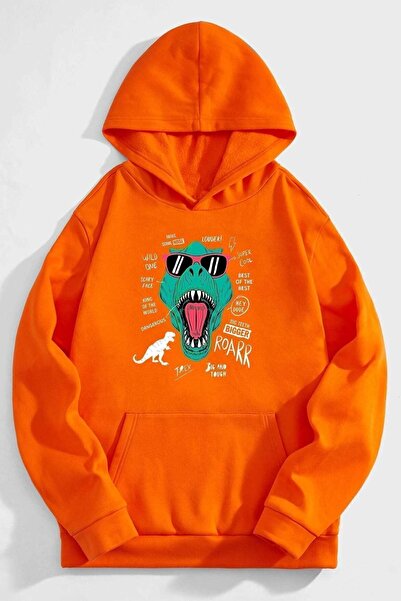 uyguntarz Unisex-Sweatshirt mit T-Rex-Aufdruck