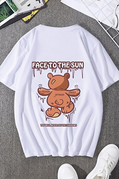uyguntarz Unisex The Sun Design T-shirt