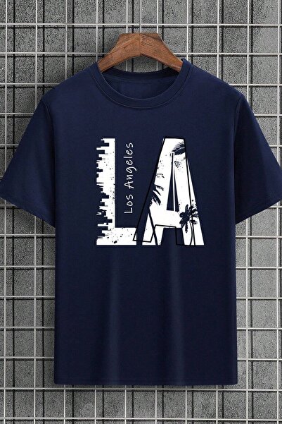uyguntarz Unisex Los Angles Printed Design T-shirt