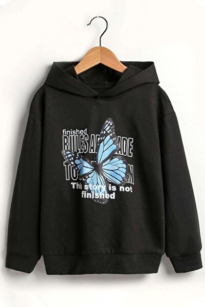 uyguntarz Butterfly Printed Sweatshirt