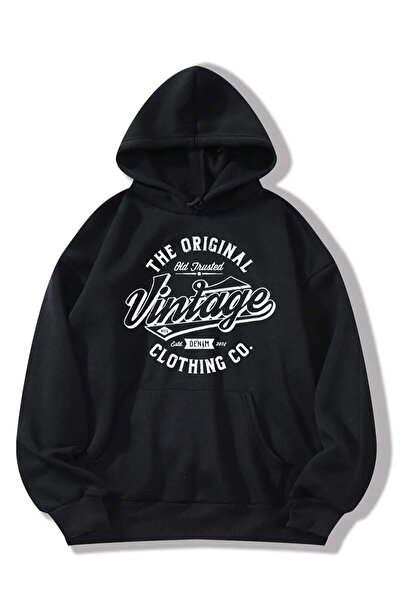 uyguntarz Φούτερ Vintage με τύπωμα oversized