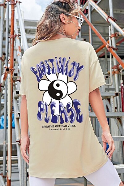 uyguntarz Unisex Positivity Design T-shirt