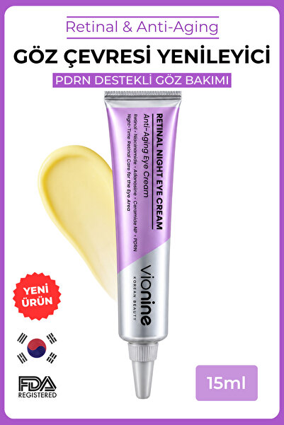 Vio nine Vionine Retinal A Night Eye Cream - Gece Göz Kremi