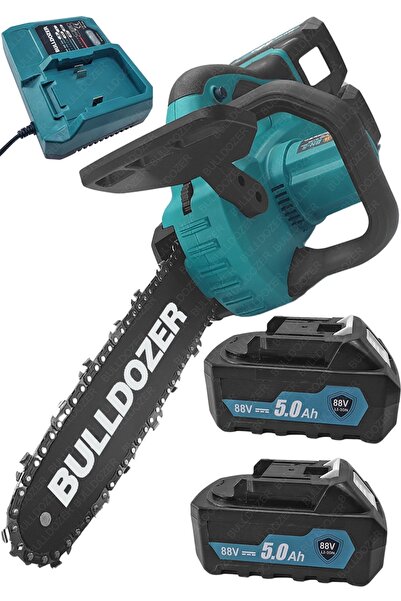 Bulldozer 58V Akülü Zincirli Ağaç Kesme Testeresi Büyük Boy Profesyonel