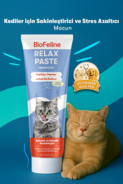 BioFeline Stres Azaltıcı, Kaygı Önleyici Ve Rahatlık Destekleyici Kedi Otu Va...