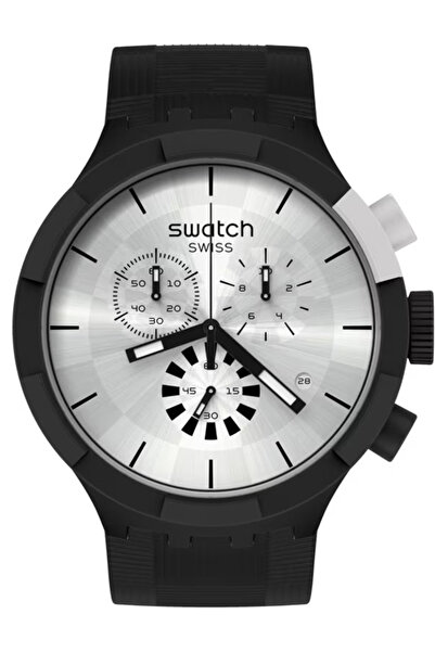 Swatch Chequered Silver Erkek Kol Saati Sb02b404