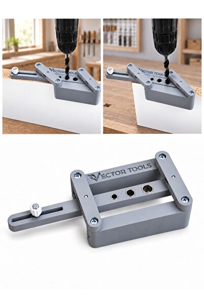 Vector Tools Profesyonel Otomatik Merkezlemeli Kavela ve Ahşap Birleştirme Kı...