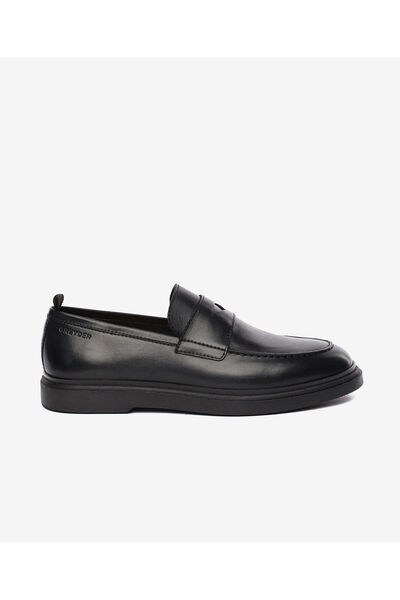 Greyder Erkek Siyah Hakiki Deri Loafer Ayakkabı 5K1LA18493