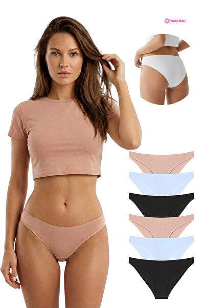 Newlilla 10010 Slip Pack of 6 Bikini Panties