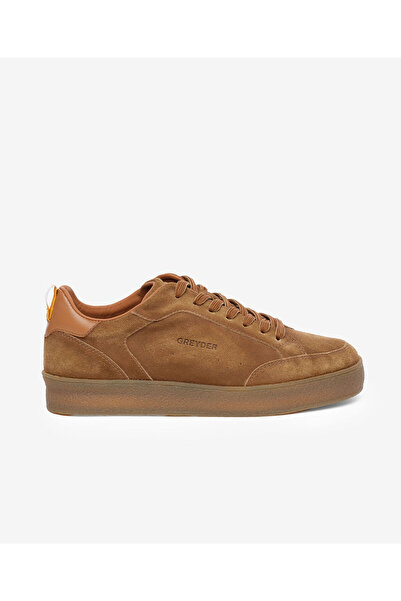 Greyder Erkek Taba Hakiki Deri Sneaker Ayakkabı 5K1SA18520