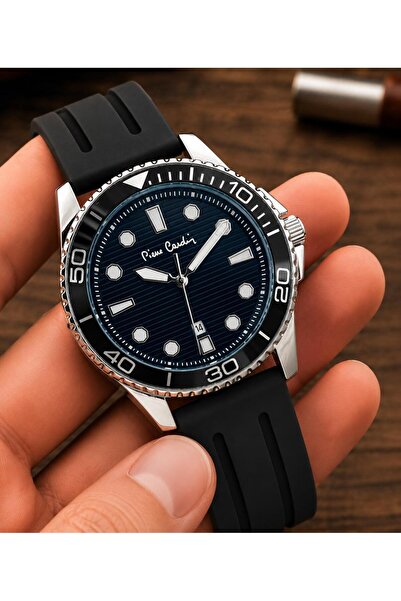Pierre Cardin Silicone Cord Men's Wristwatch with 2 Years Warranty Special fo...