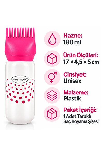 jetfast Hair Coloring Bottle with Comb Hair Coloring Bottle with Comb Hair Coloring Brush Shampoo Keratin Hair Straightener