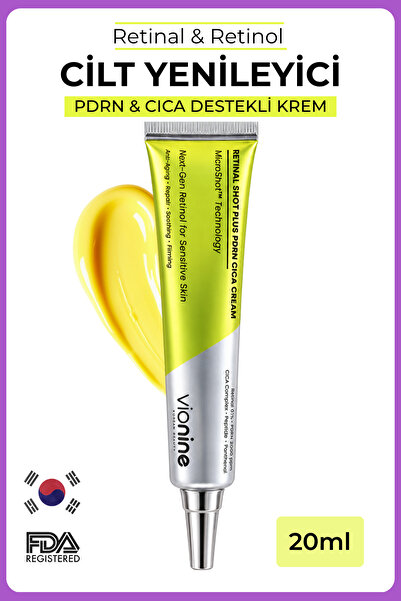 Vio nine Retinal MicroShot™ Plus PDRN Cica Cream %0,1 Made In Korea 20 ML