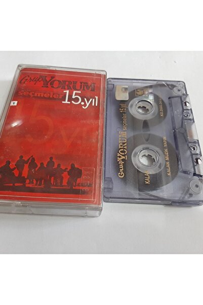 Boz Müzik Grup Yorum Seçmeler 15'inci Yıl Cam Baskı Kaset