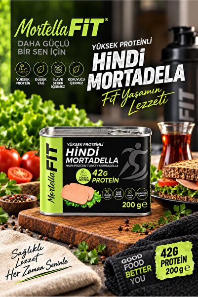 Mortella Fit Yüksek Proteinli Hindi Mortadella 200gr