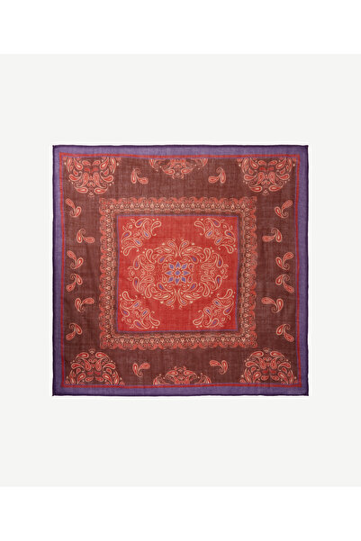 Yargıcı Paisley Desenli Fular