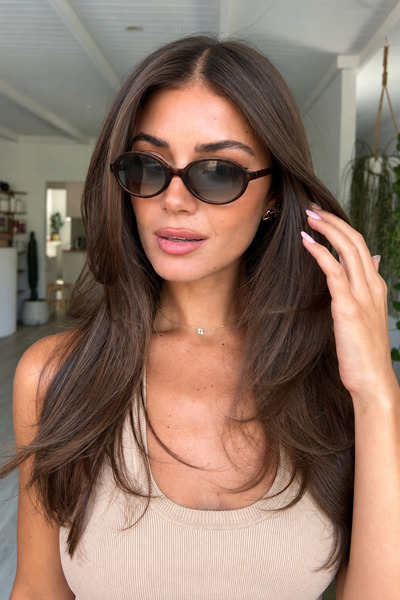Goldmine Women's Mila Sunglasses Brown - Green