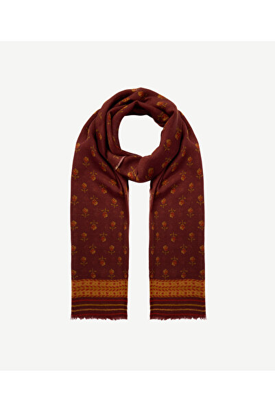 Yargıcı Floral Patterned Wool Shawl