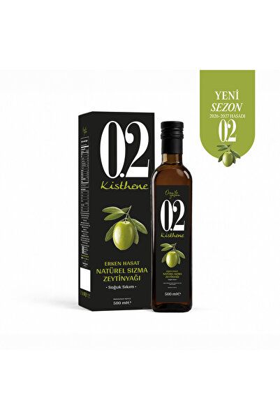 Kisthene 02 Erken Hasat Natürel Sızma Zeytinyağı 500 ml