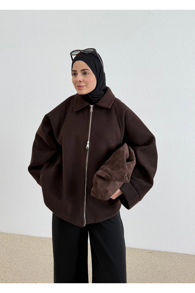 MODA AKSA 7716 PREMİUM SERİ - FERMUARLI PREMİUM İTAHL KABAN KAHVE