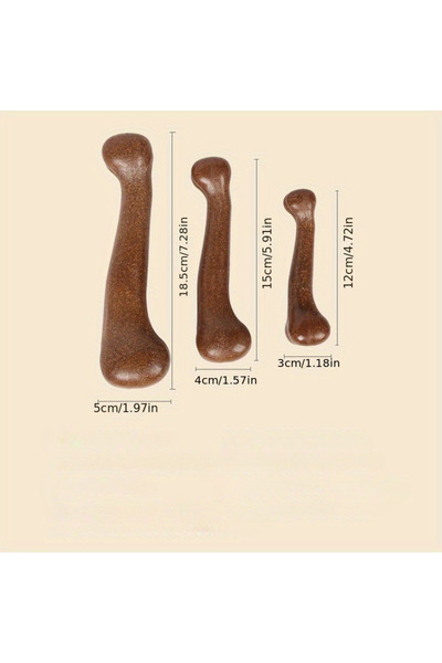 Choice Brown 7.28inch Dog Durable Beef Flavored Chew Toy, Bone Shaped Dog Int...