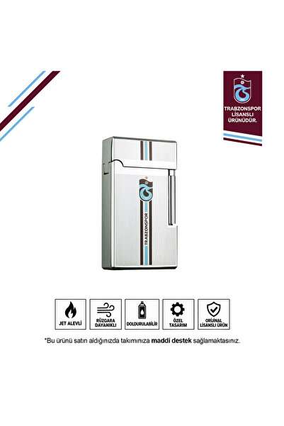 Trabzonspor Lisanslı Premium Çakmak DP-04 26U26U007