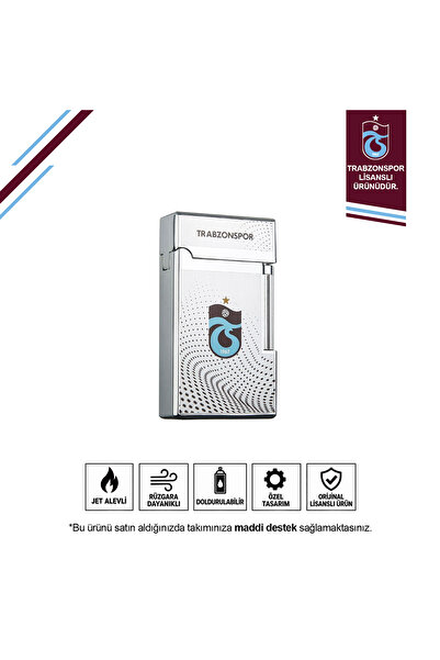 Trabzonspor Lisanslı Premium Çakmak DP-03 26U26U006
