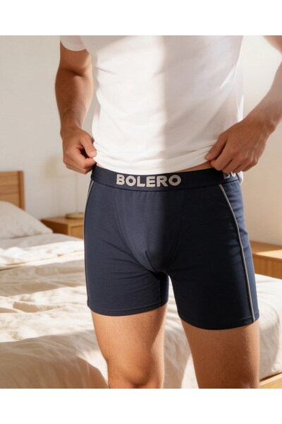 Bolero Erkek Premium Lyocell Boxer Lacivert