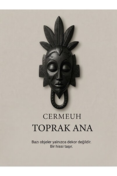 cermeuh Bohem Duvar Dekoru 4 - Toprak Ana (25cm) – bohem duvar dekoru, dekora...