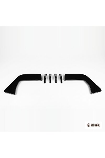 KitGaraj Honda Civic FC5 2016-2021 Piano Black 6 Parça Arka Flap (Plastik) Bo...