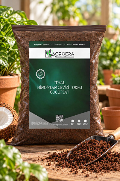 AGROERA Plant Nutrition Hindistan Cevizi Torfu Cocopeat 5 Lt.