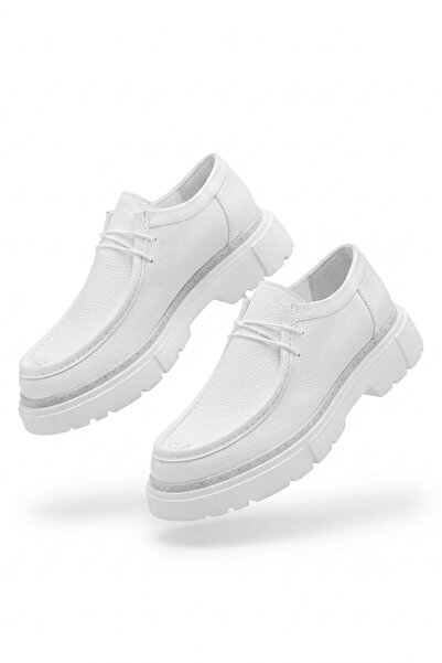 Zerenyus Castle premium thick sole casual men's lace-up classic shoe white
