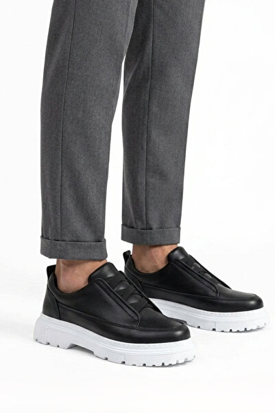 Zerenyus Zrk-703 Premium High Quality Black and White Elastic Casual Men's Cl...