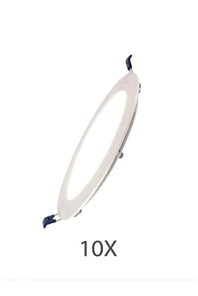 ACK 6W LED PANEL BEYAZ 6500K 50.000 SAAT KULLANIM ÖMRÜ ! 10 ADET