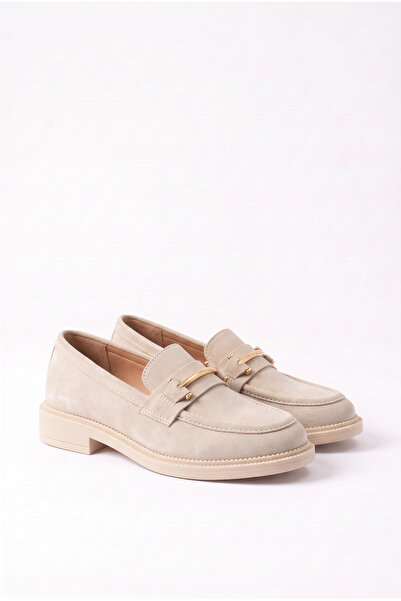 Shoesers Γυναικεία Παπούτσια Loafer από δέρμα σουέντ με ιδιαίτερο σχέδιο και ...