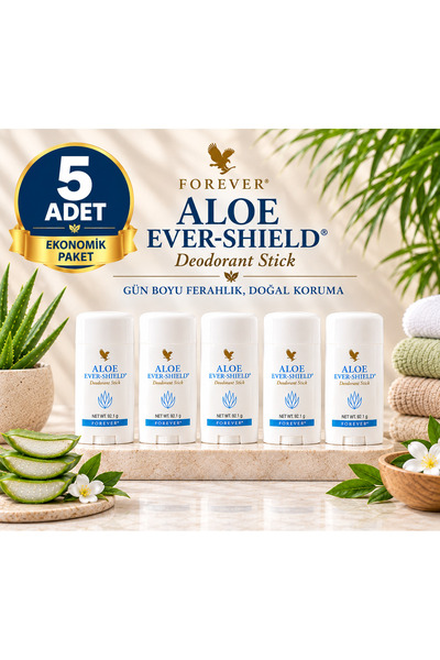Forever Aloe Ever Shield Koltukaltı Roll On -5 Adet 92,1 gr