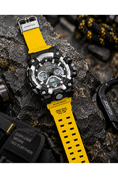 Joefox G Shock Dijital Analog Su geçirmez Alarmlı Garantili Orijnal Erkek Kol...